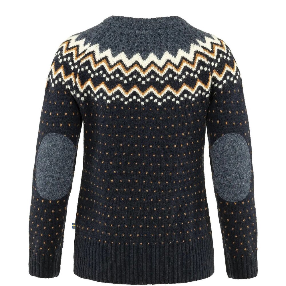 Fjallraven Ovik Knit Wool Sweater Womens Small Navy Crewneck - Picture 2 of 8